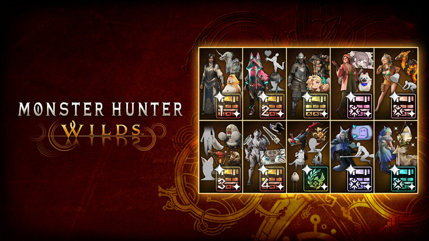 [US]Monster Hunter Wilds Extras Cosmetic DLC Pack(Steam)